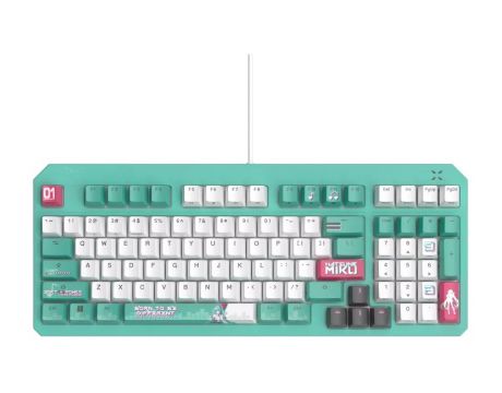 ASUS TUF Gaming K3 Gen II Hatsune Miku Edition, зелен на супер цени