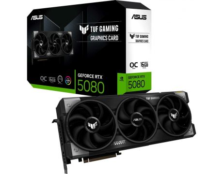 ASUS GeForce RTX 5080 16GB TUF Gaming OC DLSS 4 на супер цени
