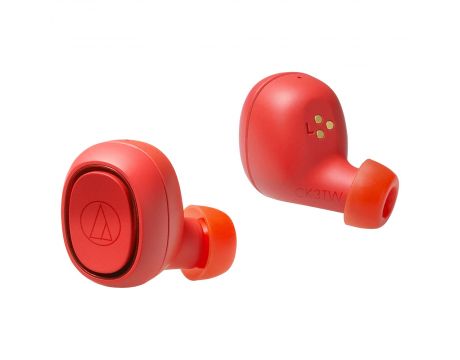Audio-Technica ATH-CK3TW, червен на супер цени