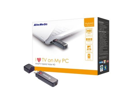 Aver Media  Aver TV Hybrid VOLAR HD FM  USB  +дистанционно , хибриден модел на супер цени