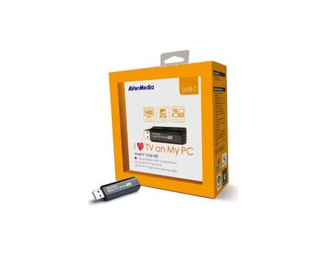 Aver Media USB external tuner външен тунер за цифрова телевизия AVerTV Volar HD, DVBT на супер цени