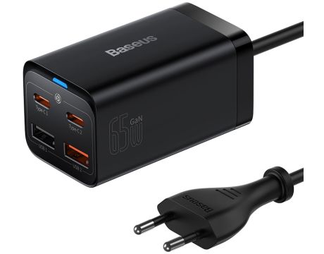 Baseus GaN 3 Pro 65W, черен на супер цени