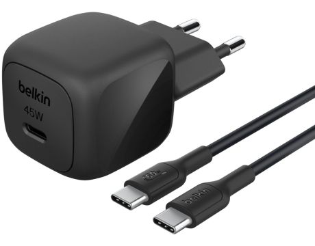 Belkin BoostCharge USB-C 45W, черен на супер цени