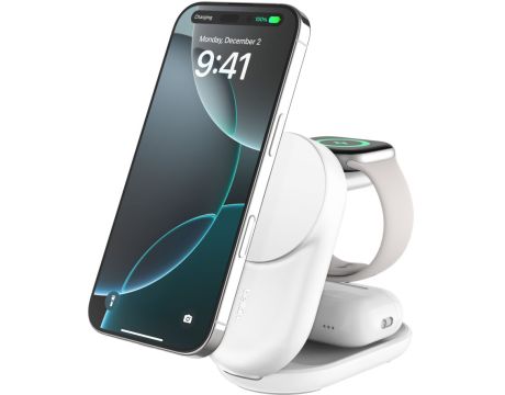 Belkin Ultracharge 3-in-1 25W, бял на супер цени