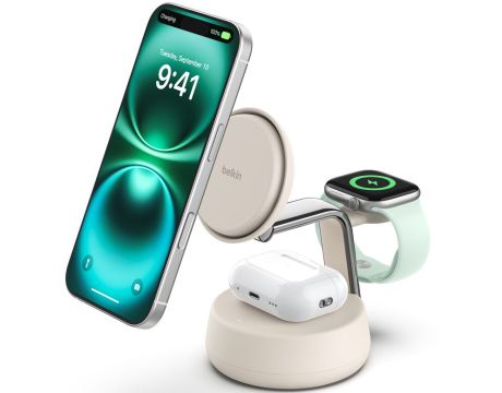 Belkin Ultracharge PRO 25W, бежов на супер цени