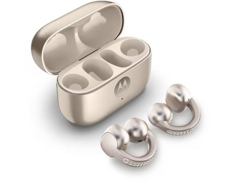 Motorola Moto Buds Loop Swarovski Edition, бежов на супер цени
