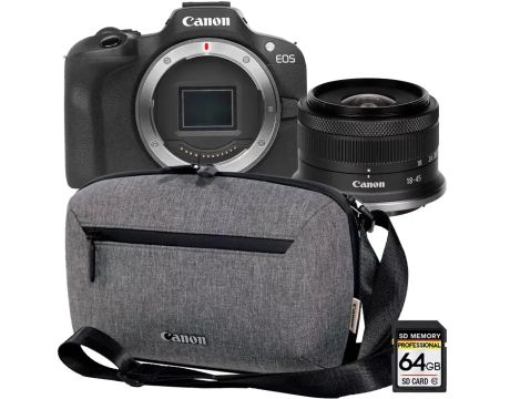 Canon EOS R100 Travel Kit, черен на супер цени