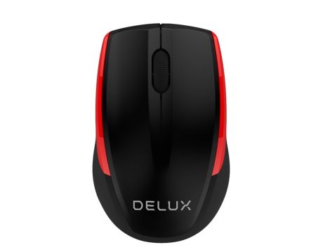 Delux M321GX, черен/червен на супер цени