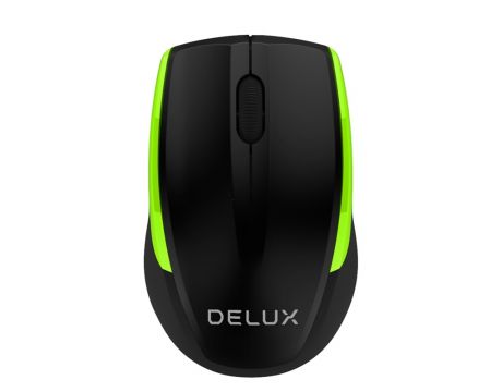 Delux M321GX, черен/зелен на супер цени