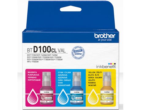Brother BTD100CLVAL 3-pack на супер цени