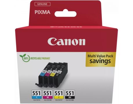 Canon CLI-551 4-pack на супер цени