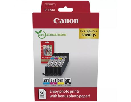 Canon CLI-581 4-pack на супер цени