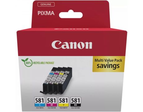 Canon CLI-581 4-pack на супер цени
