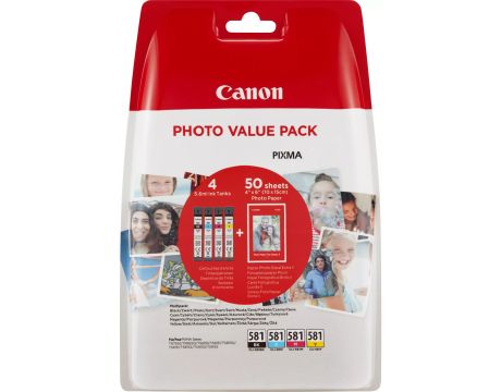 Canon CLI-581 + хартия на супер цени