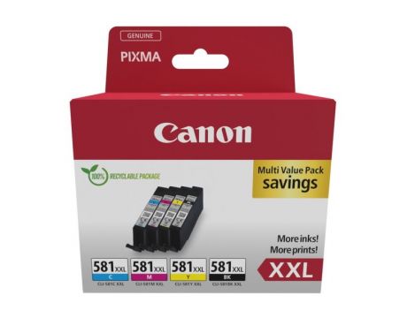 Canon CLI-581XXL 4-pack на супер цени