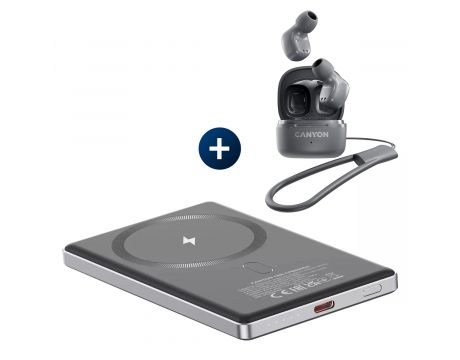 Canyon OnPower 505 Slim и безжични слушалки Canyon OnGo 4 Mini на супер цени