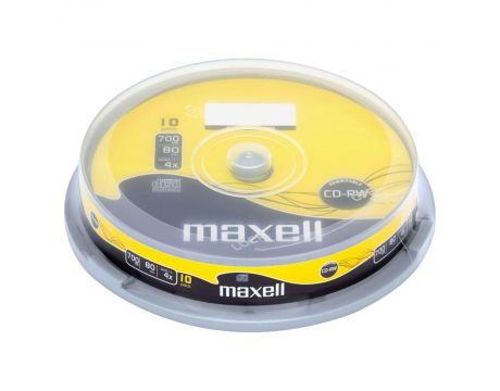 Maxell CD-RW 80, 10 броя на супер цени