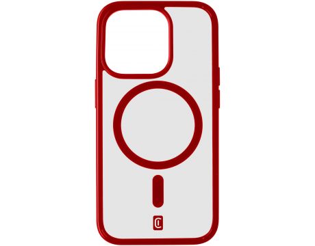 Cellular Line Pop Mag за Apple iPhone 15 Pro, прозрачен/червен на супер цени
