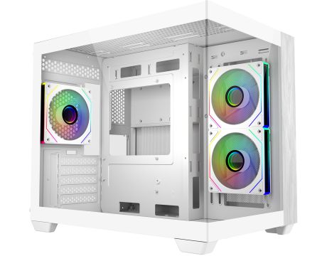 CoolerMaster Elite 481 Wood, бял на супер цени