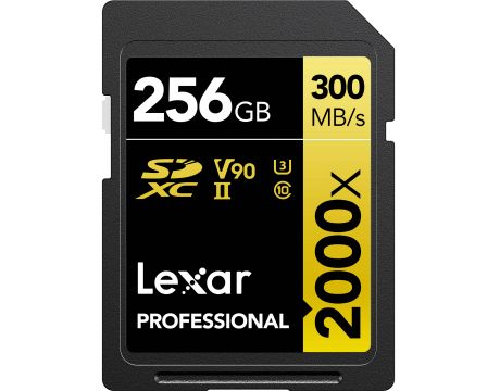256GB SDXC Lexar 2000x, черен на супер цени