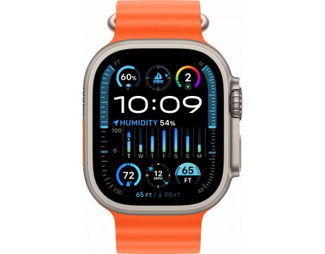 Apple Watch Ultra 2 GPS, Cellular, 49 мм, Titanium, Orange на супер цени