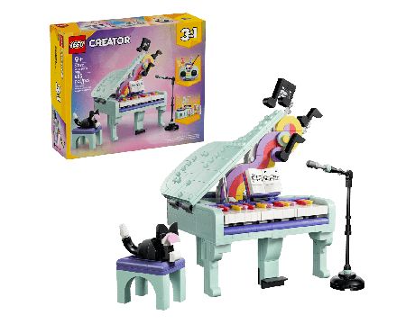 LEGO Music Decor Piano with Cat на супер цени