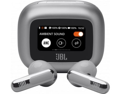 JBL Live Flex 3, сребист на супер цени