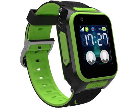 MyKi Watch 4, 56 мм, черен/зелен на супер цени