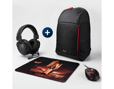 раница, мишка, слушалки и подложка за мишка Acer Nitro на супер цени