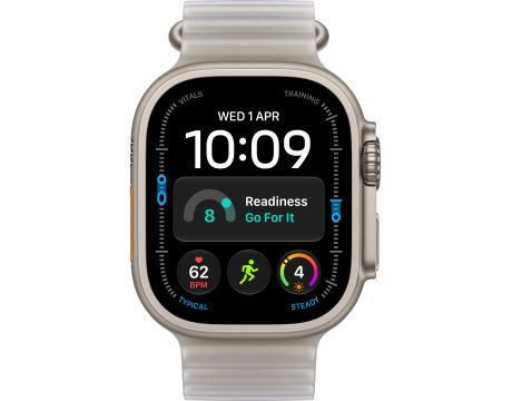 Apple Watch Ultra 4, Cellular, 49 мм, Natural Titanium, Translucent Grey на супер цени
