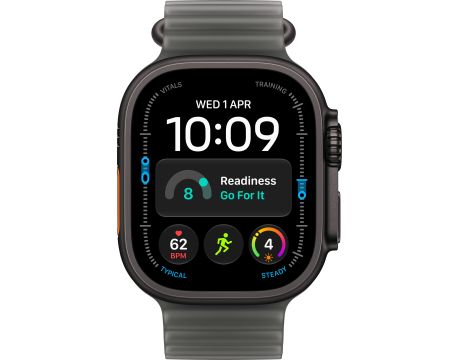 Apple Watch Ultra 4, Cellular, 49 мм, Black Titanium, Translucent Black на супер цени
