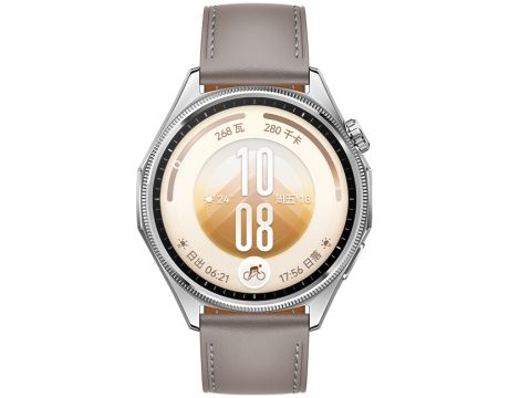 смарт часовник HUAWEI WATCH GT 7, 46 мм, сив/кафяв и безжични слушалки HUAWEI Freebuds SE 4 ANC на супер цени