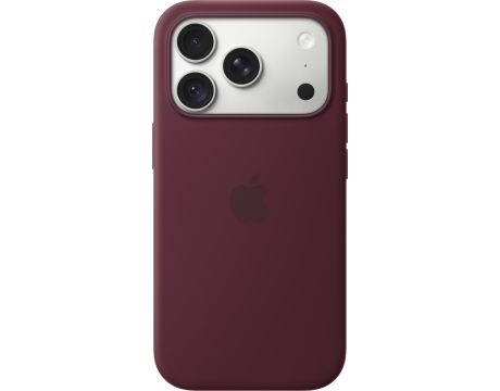 Apple Silicone MagSafe за Apple iPhone 18 Pro Burgundy на супер цени