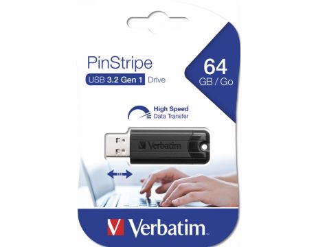 64GB Verbatim PinStripe на супер цени