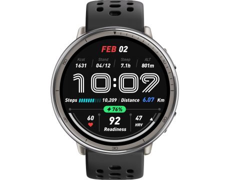 Amazfit Active 2, 43 мм, черен/сив на супер цени