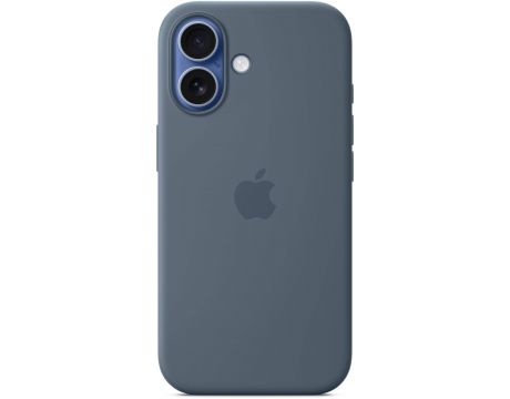 Apple Silicone MagSafe за Apple iPhone 17, тъмносин на супер цени