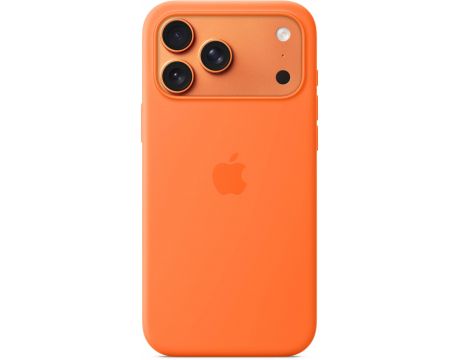 Apple Silicone MagSafe за Apple iPhone 17 Pro Max, оранжев на супер цени