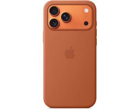 Apple Silicone MagSafe за Apple iPhone 17 Pro Max, кафяв на супер цени