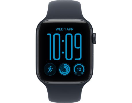 Apple Watch SE 3 GPS, Cellular, 44 мм, M/L, Midnight Aluminium, Navy Blue на супер цени