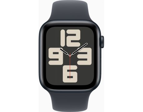 Apple Watch SE2 v3 GPS, 44 мм, M/L, Midnight Aluminum, Midnight Sport на супер цени