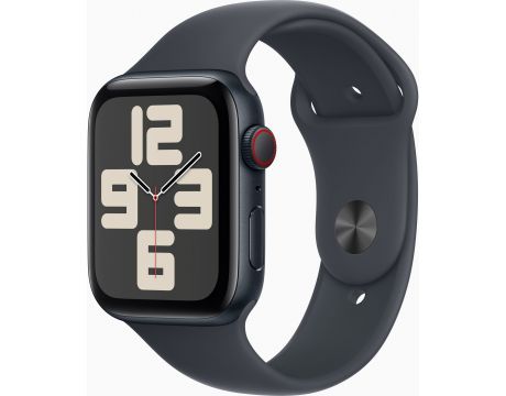 Apple Watch SE2 v3 GPS, Cellular, 44 мм, M/L, Midnight Aluminum, Midnight Sport на супер цени