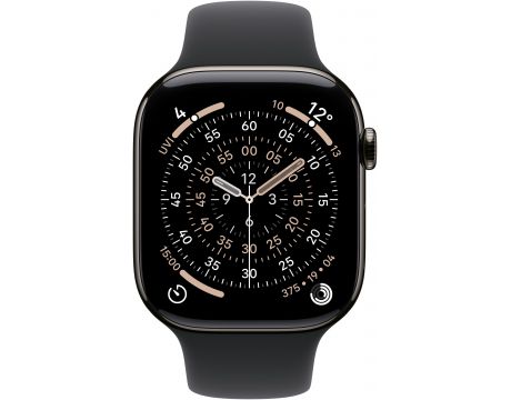Apple Watch Series 11 GPS, Cellular, 46 мм, M/L, Slate Titanium, Slate на супер цени