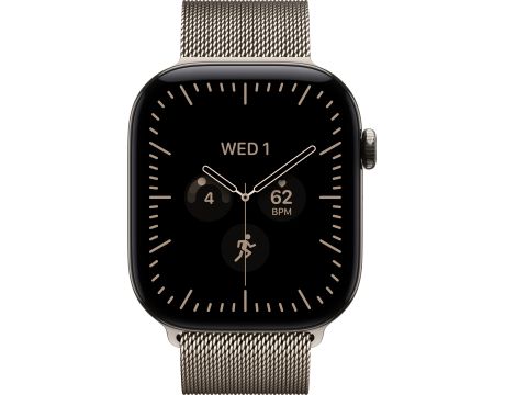 Apple Watch Series 12 GPS, Cellular, 42 мм, Natural Titanium, Natural на супер цени