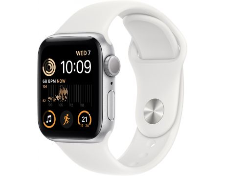 Apple Watch Series 8 GPS, 41мм, Aluminum, Silver/White на супер цени