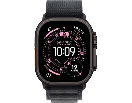 Apple Watch Ultra 3, Cellular, 49 мм, M, Black Titanium, Black на супер цени
