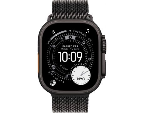 Apple Watch Ultra 3, Cellular, 49 мм, M, Black Titanium, Black Titanium на супер цени