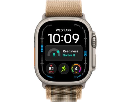 Apple Watch Ultra 4, Cellular, 49 мм, M, Natural Titanium, Desert на супер цени