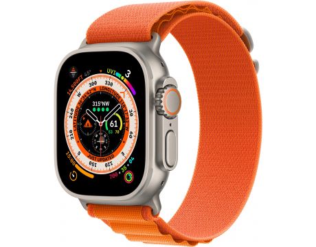 Apple Watch Ultra GPS, Cellular, 49мм, L, Titanium/Orange на супер цени