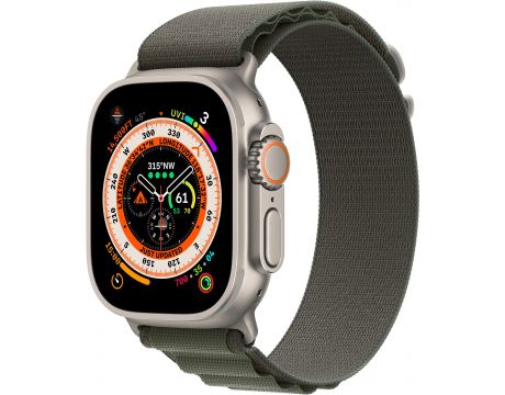 Apple Watch Ultra GPS, Cellular, 49мм, M, Titanium/Green на супер цени