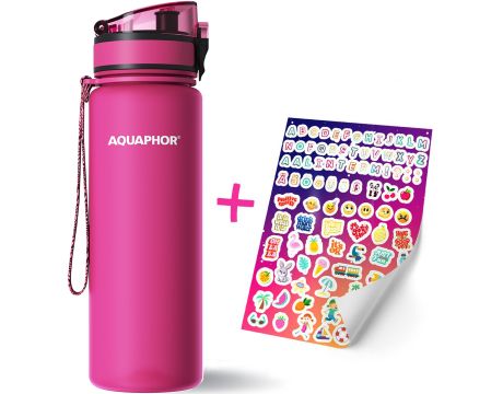 AQUAPHOR City 500 мл, розов на супер цени
